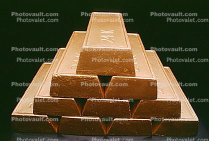 solid gold bricks