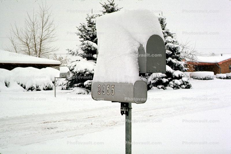 Mailbox, mail box, Snow, Cold, Ice, Chill, Chilled, Chilly, Frigid, Frosty, Frozen, Icy, Snowy, Winter, Wintry