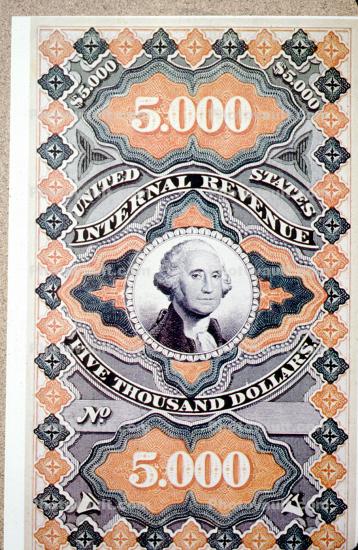 George Washington, 5000 Dollars, Philatelic Endowment Fund