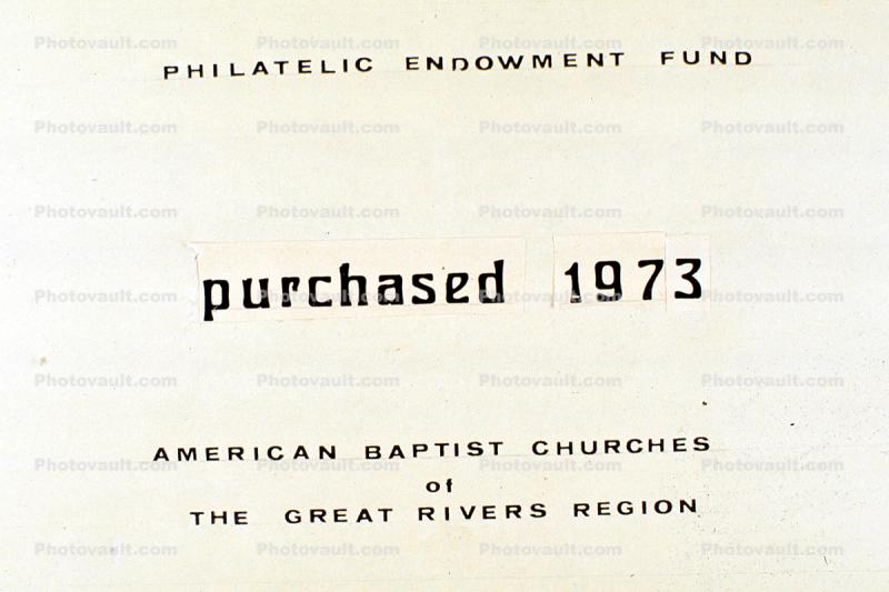 Philatelic Endowment Fund, 1973
