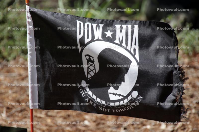 POW, MIA black flag