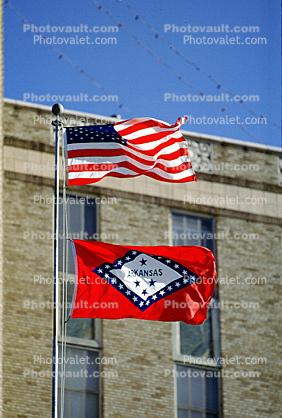 Arkansas, Old Glory, USA, United States of America, American
