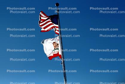 Old Glory, USA, United States of America, California, State Flag, Fifty State Flags