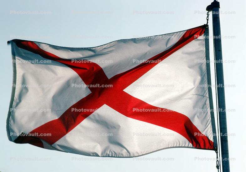 Alabama State Flag, USA, Fifty State Flags