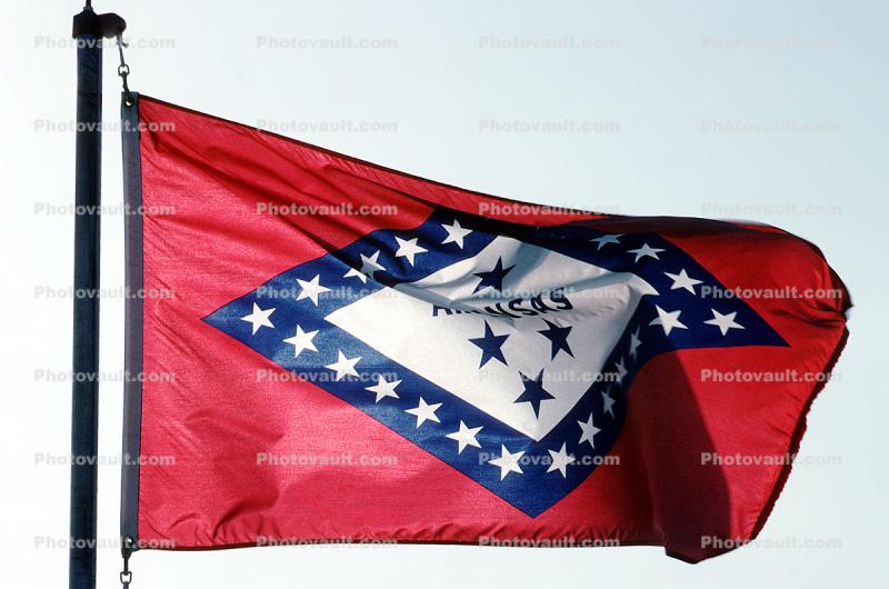 Arkansas State Flag, USA, Fifty State Flags