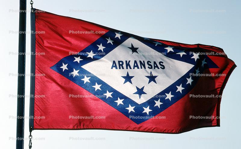 Arkansas, State Flag, USA, Fifty State Flags