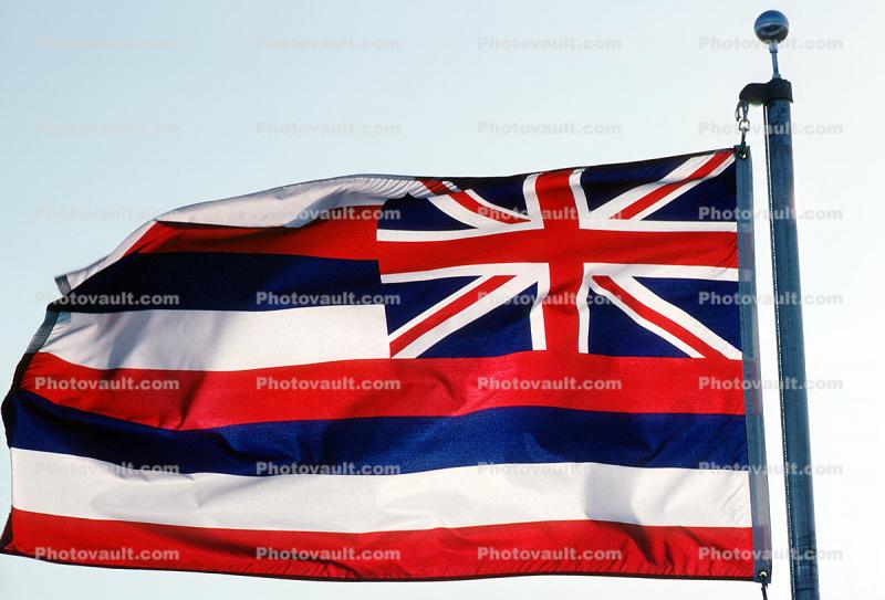 Hawaii, State Flag, USA, Fifty State Flags