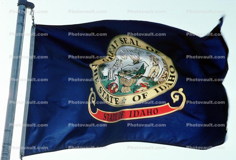 Idaho, State Flag, USA, Fifty State Flags