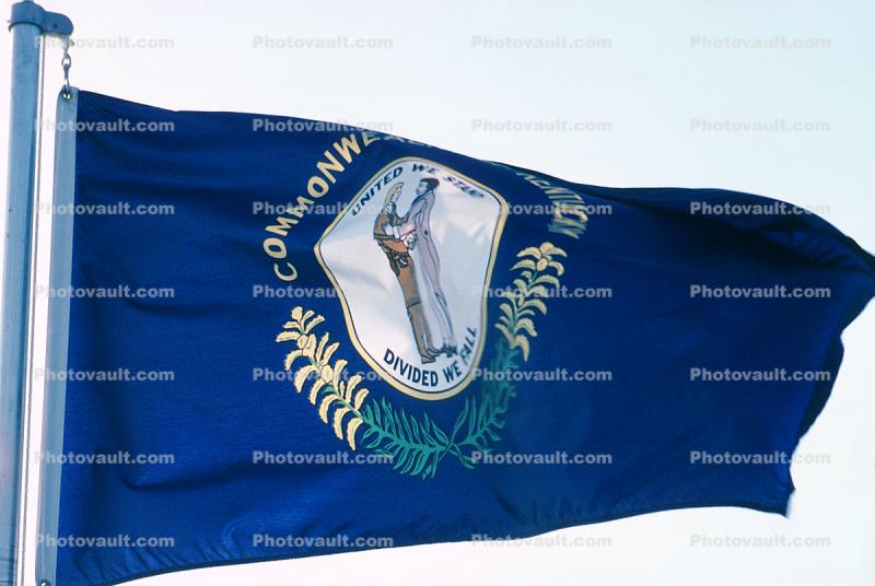 Commenwealth of Kentucky, State Flag, Fifty State Flags