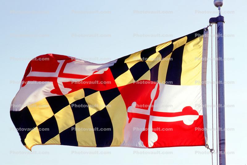Maryland, State Flag, Fifty State Flags