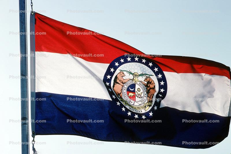 Missouri, State Flag, Fifty State Flags