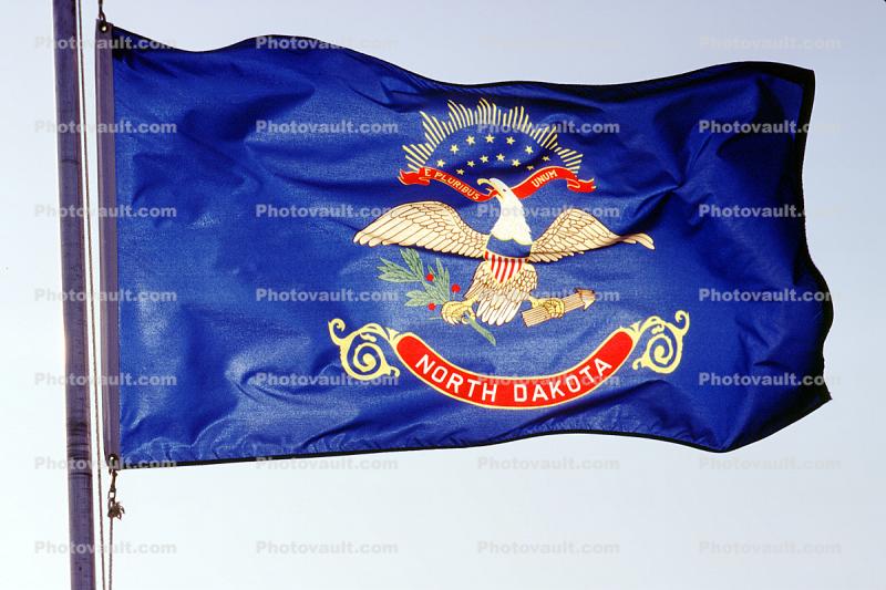 North Dakota, State Flag, Fifty State Flags