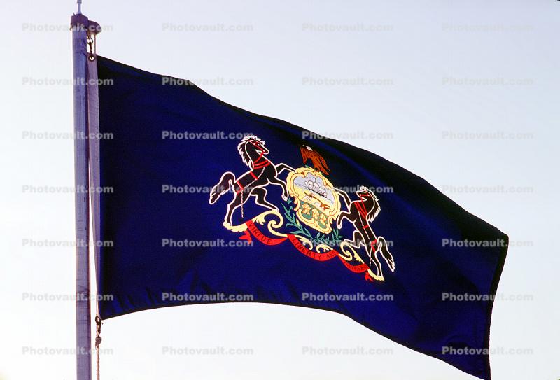 Pennsylvania, State Flag, Fifty State Flags