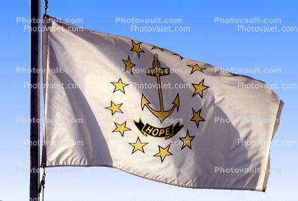 Rhode Island, State Flag, Fifty State Flags