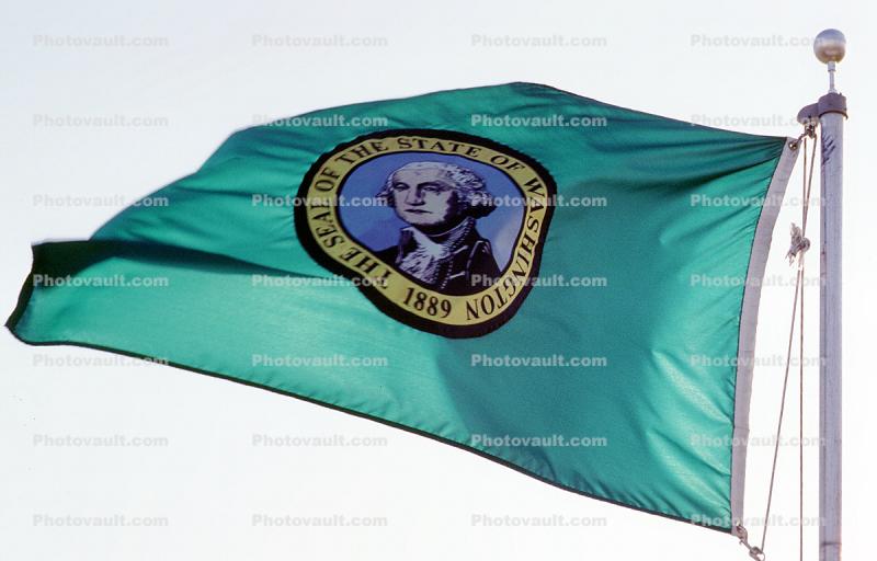 Washington State, State Flag, Fifty State Flags