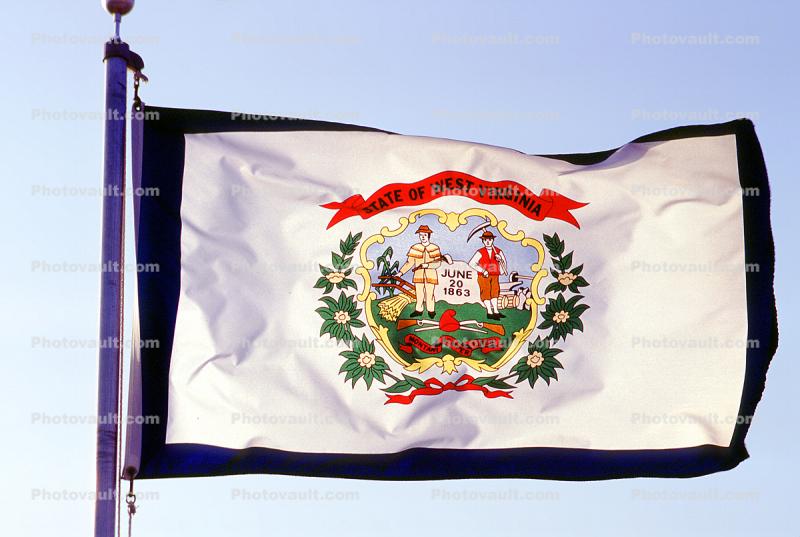 West Virginia, State Flag, Fifty State Flags