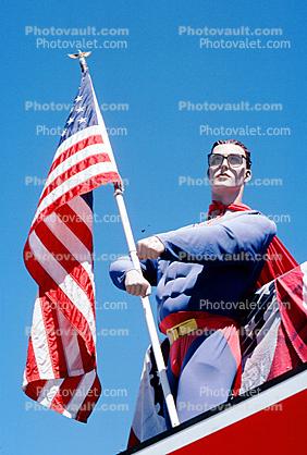 Old Glory, USA, United States of America, Superman