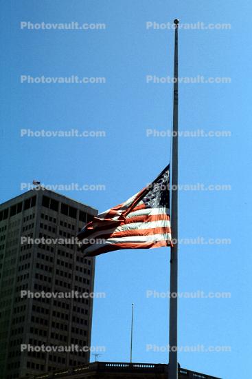 Old Glory, USA, United States of America, Half Mast