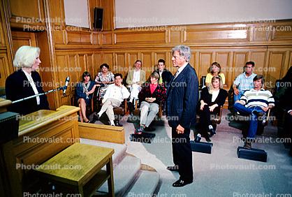lawyer, jury, Defendant, witness, Trial, Court Session, Juror, People