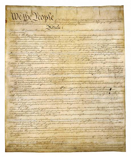 We The People, United States of America Constitution