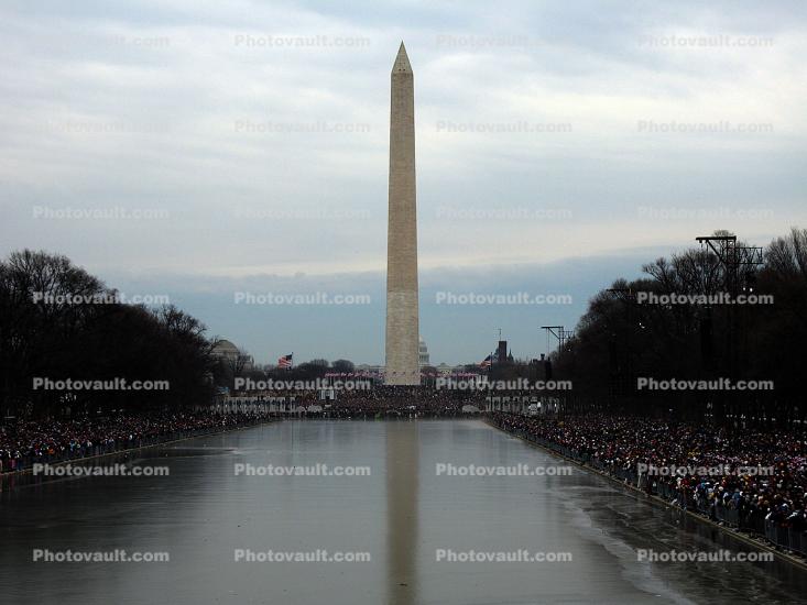 President Barrack Obama Inauguration, 2008, Reflecting Pool