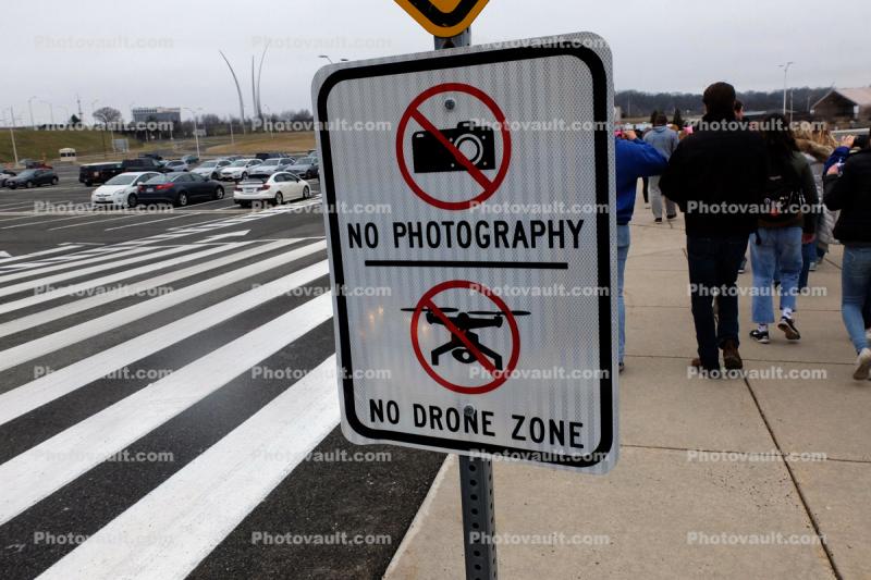 No Photography, No Drone Zone, Trump Inauguration Day, 20/01/2017
