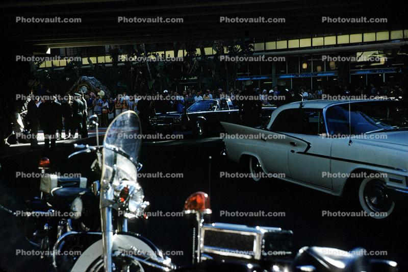 John F. Kennedy, Motorcade, car, motorcycle