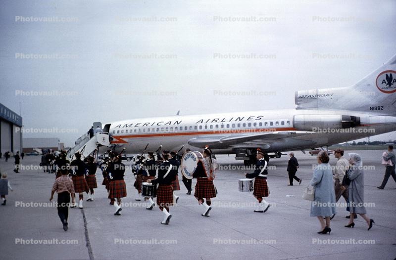 N1982, Boeing 727-23, Scottish Marching Band, Barry Goldwater Presidential Campaign 1964, 1960s