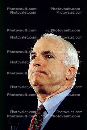John McCain, George Bush whistle stop tour