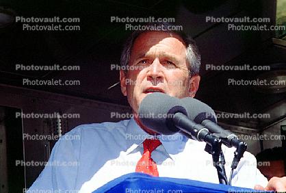George Bush whistle stop tour