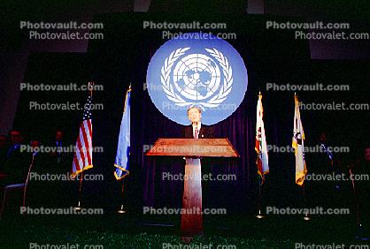 Mayor of San Francisco, Frank Jordan, United Nations 50th Anniversary