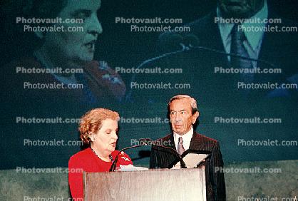 Warren Christopher, Madeline Albright, United Nations 50th Anniversary