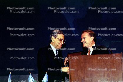 Mayor Frank Jordan, Mr. Boutros Boutros-Ghali, sixth Secretary-General of the United Nations