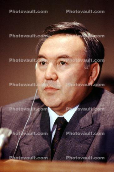 Nursultan Nazarbayev, President of Kazakstan at the UN, May 21 1992