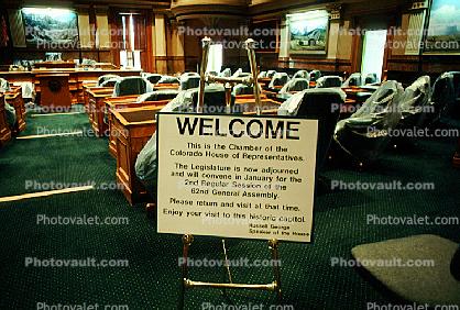 Chamber of the Colorado House of Representatives