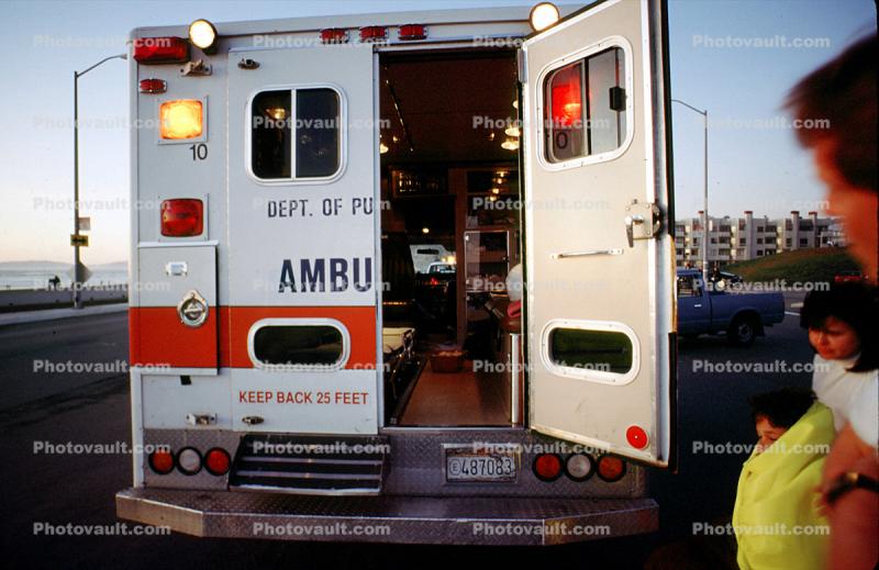 Ambulance, Great Highway, San Francisco