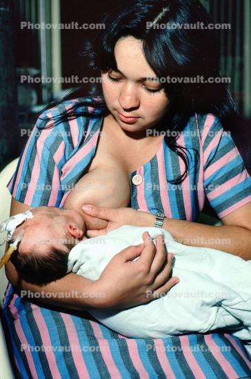 Mother Breastfeeding her Child, La Leche, Well Baby Clinic