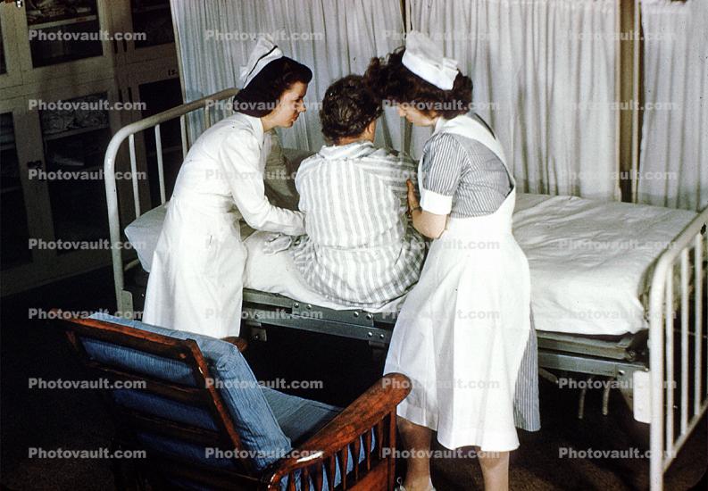 Patient and Nurse, 1949, 1940s