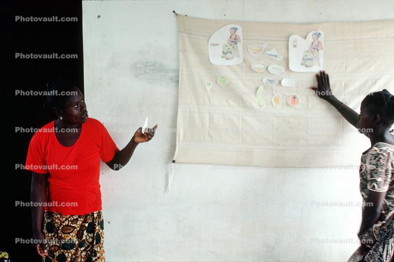 Teaching Mothers Basic Health Care for their Children, Well Baby Clinic, Bobo-Dioulasso, Burkina Faso