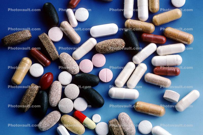 Pills, Drugs, Vitamins, Capsules