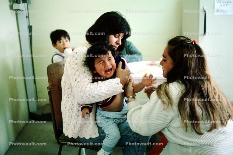 Vacination, shots, Well Baby Clinic, Tijuana BC, Baja California Norte, Mexico