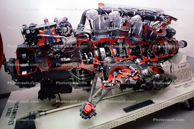 Pratt & Whitney R-4360, Piston Engine