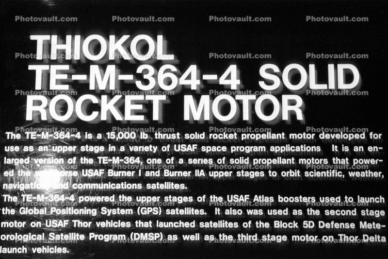 Thiokol TE-M-364-4 Solid Rocket Motor