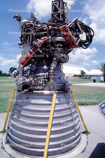 Saturn-V J-2 Engine, Rocketdyne, liquid-fuel cryogenic rocket engine