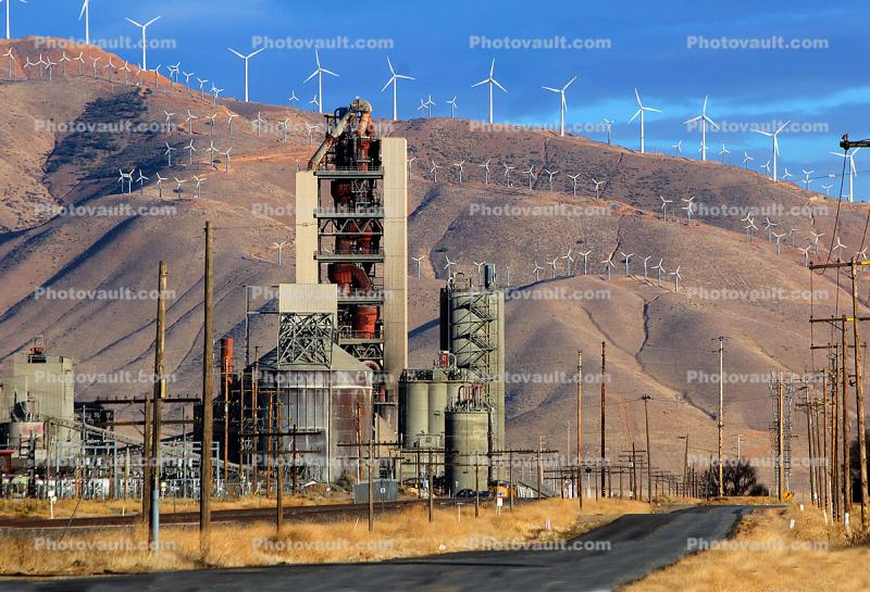 Cement Plant, Tehachapi Pass Wind Farm, Southern California