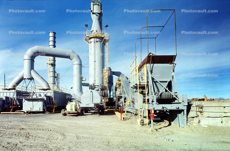 Cement Plant, production, smokestacks