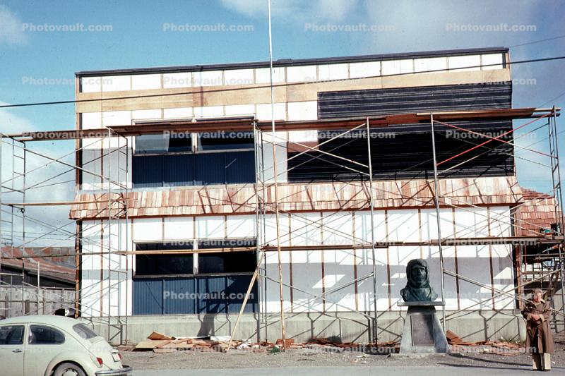 Construction of City Hall, Nome Alaska, September 1980
