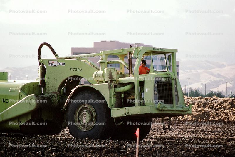 Terex TS-18, Scraper, Earthmoving, Earthmover, Wheel tractor-scraper
