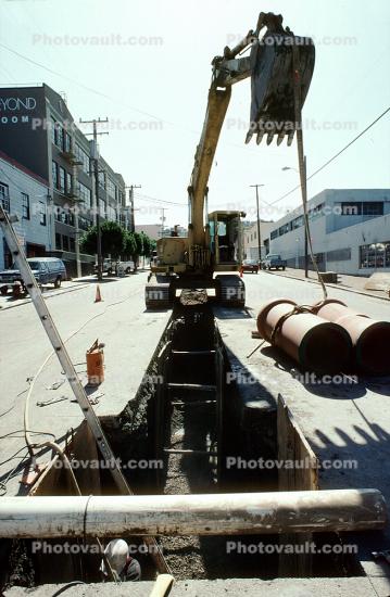 Sewer Pipe Installation, Potrero Hill