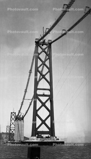 Bay Bridge Construction, 1934